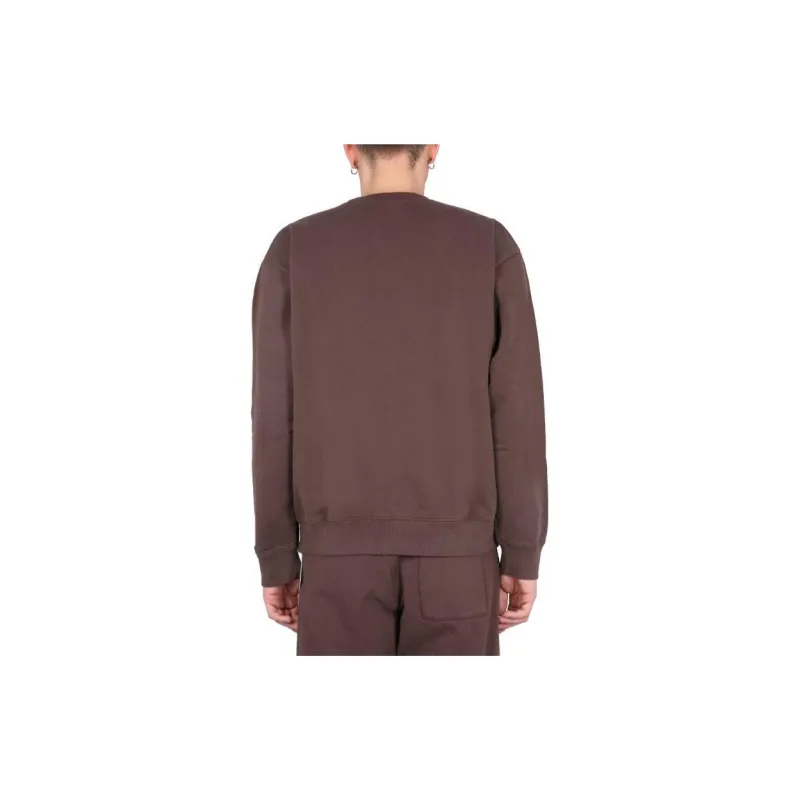 SPORTY & RICH Embroidered-logo Cotton Sweatshirt-3