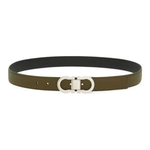 Ferragamo Gancini Buckle Reversible Belt