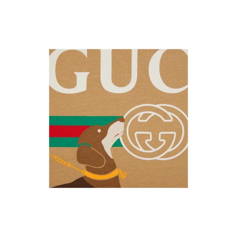 GUCCI T Shirts Men Brown-5