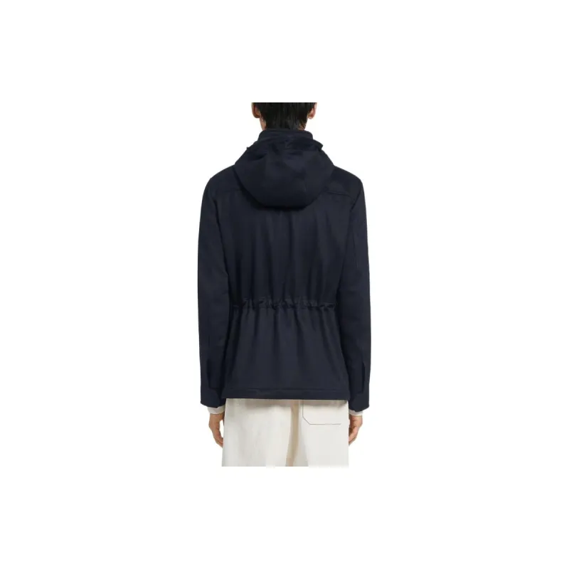 Ermenegildo Zegna Oasi Elements Cima Drawstring Over Jacket-2
