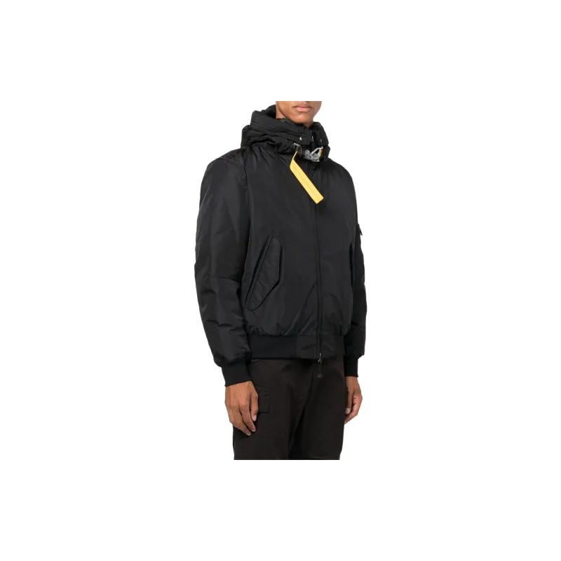 PARAJUMPERS Logo Patch Hooded Jacket-5