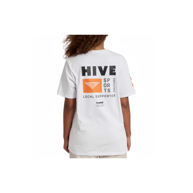 Hummel HIVE MASON T-Shirt Unisex White-4