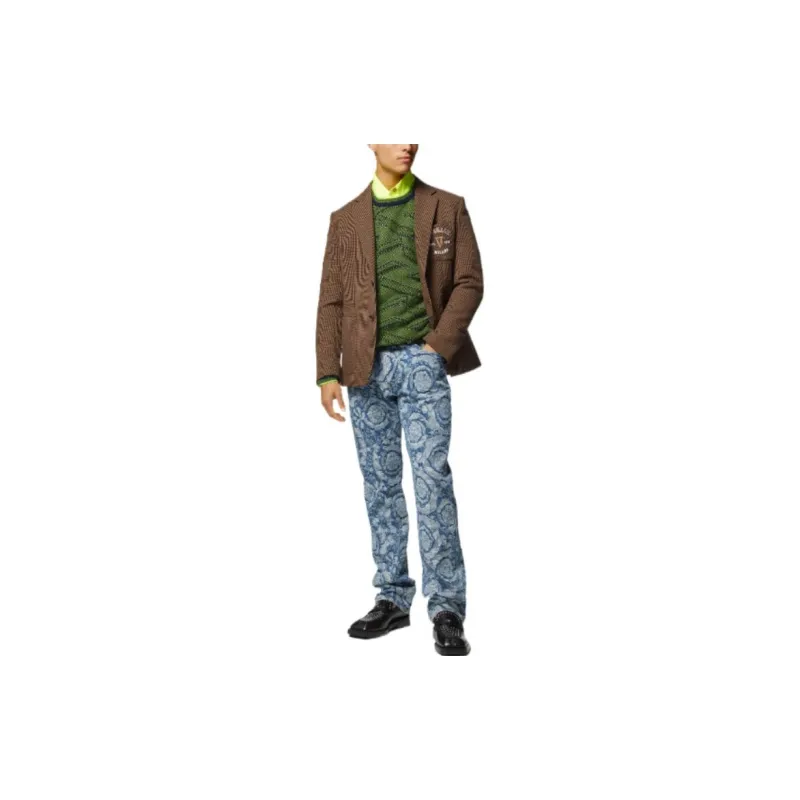 VERSACE Sweaters Men Green-1