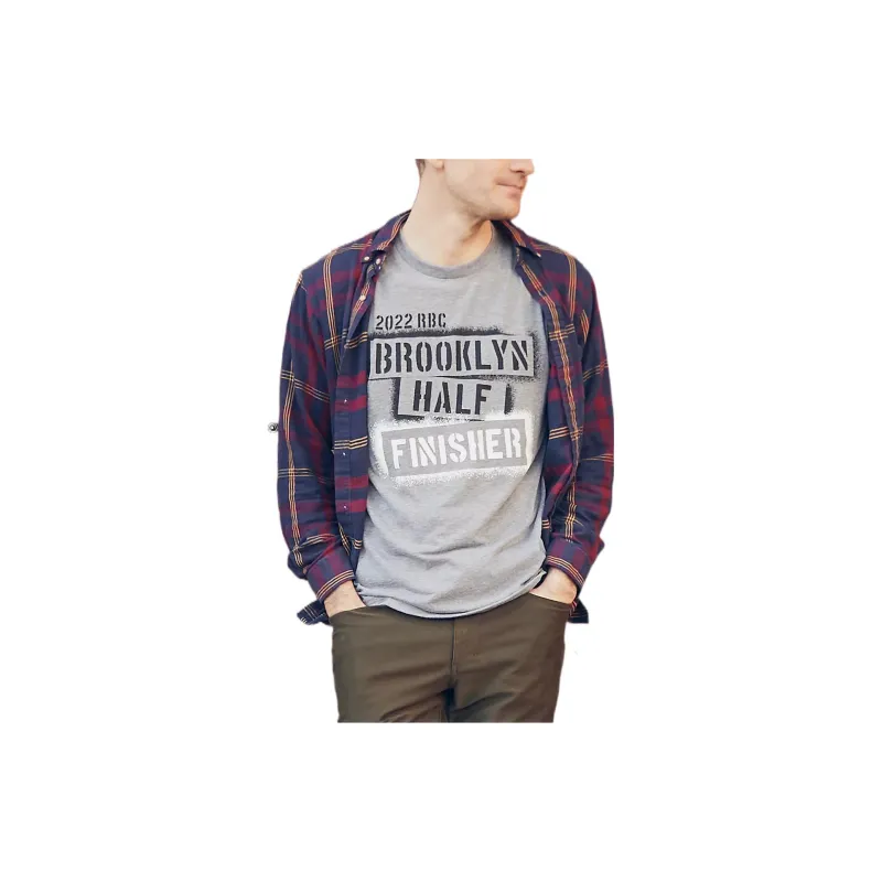New Balance RBC Brooklyn Half T-Shirts Men Gray-1