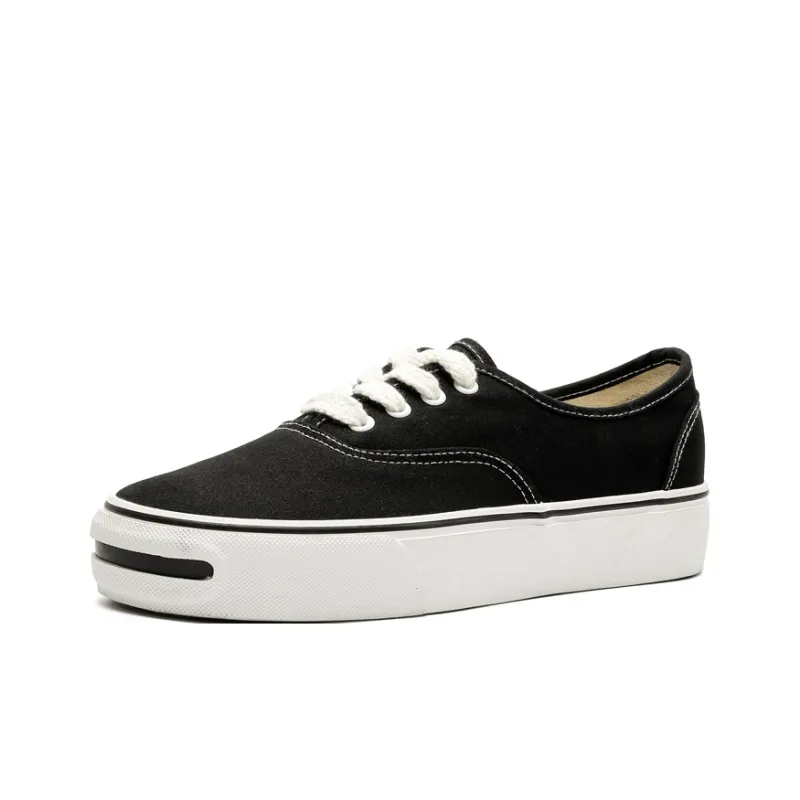 DM Open Ended Minimalist Shoes Platform Trendy Niche Design For Men Low Top Canvas Shoes Men's-2
