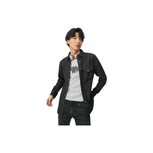 Lee Denim Jackets Men Black