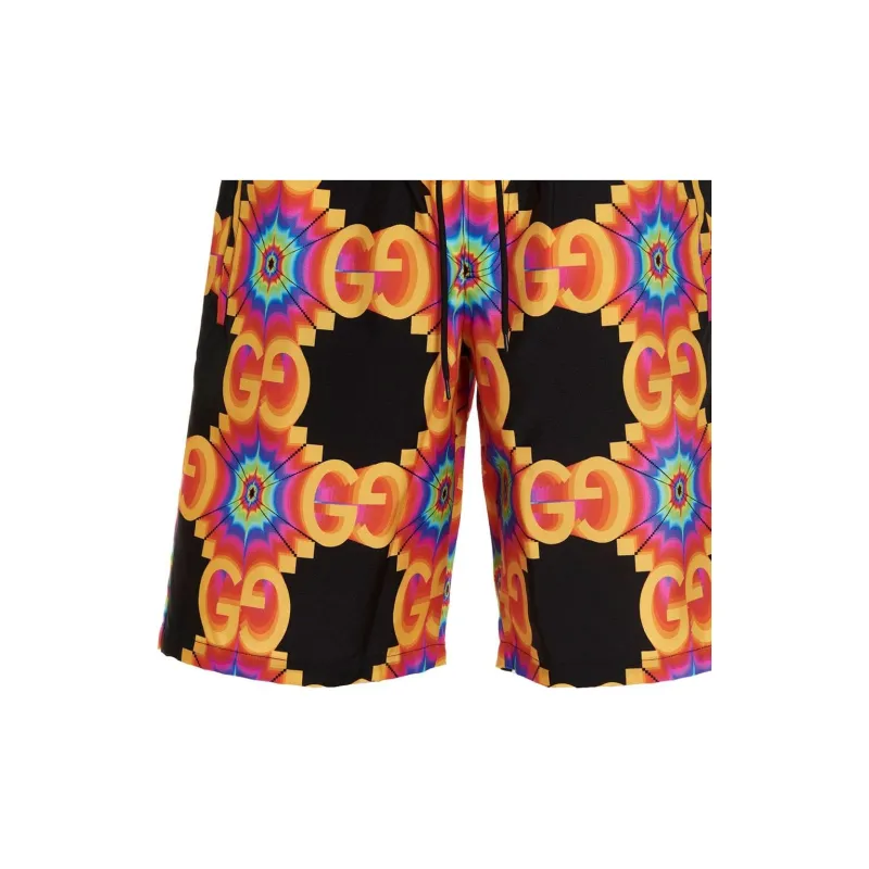 GUCCI Gg Kaleidoscope Knee length Shorts-5