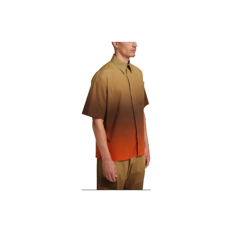 MSGM Gradient Effect Short Sleeved Shirt-5