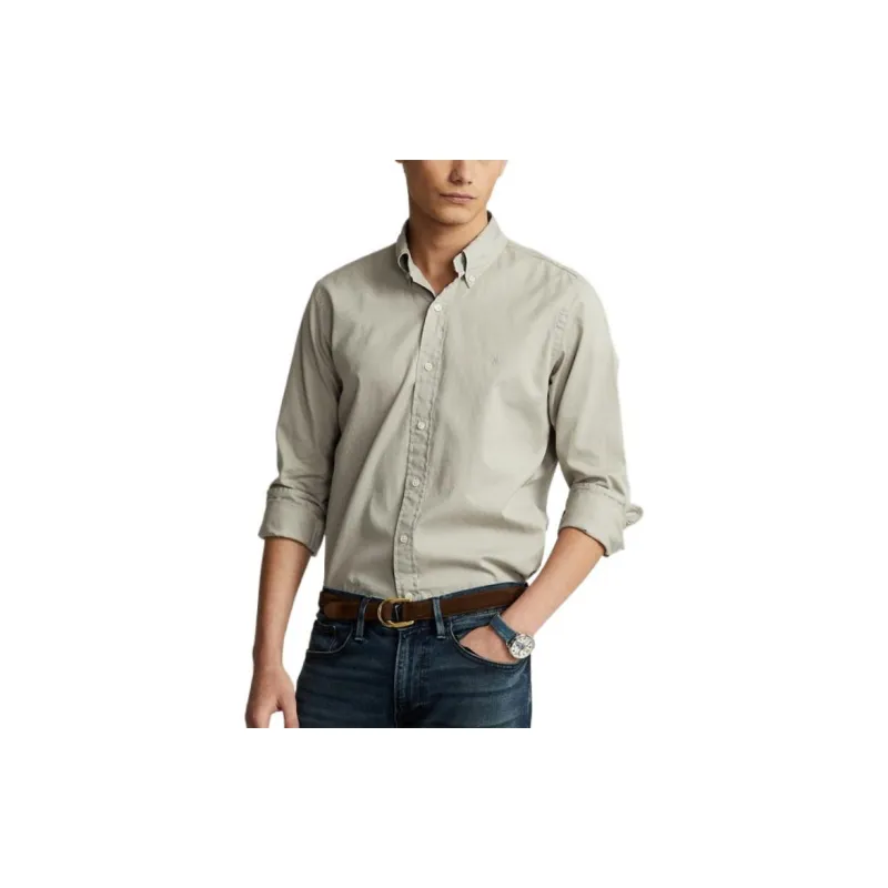 Polo Ralph Lauren SS22 Shirt Men's Gray-3