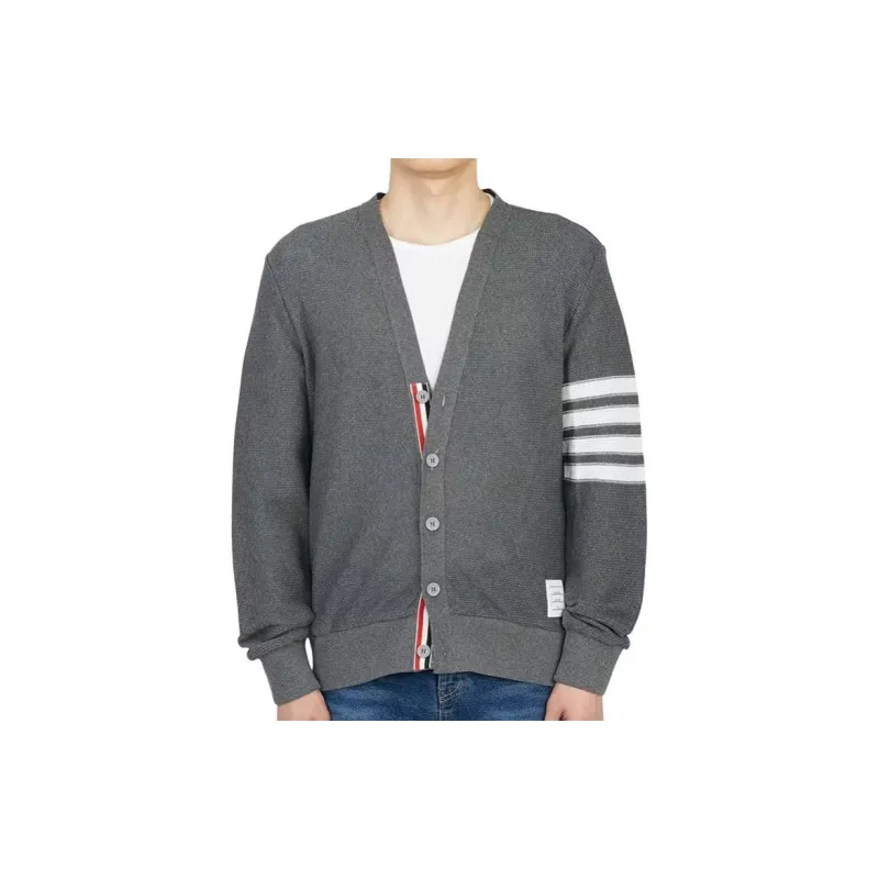 THOM BROWNE· SS22 Knitwear Men's Gray-5
