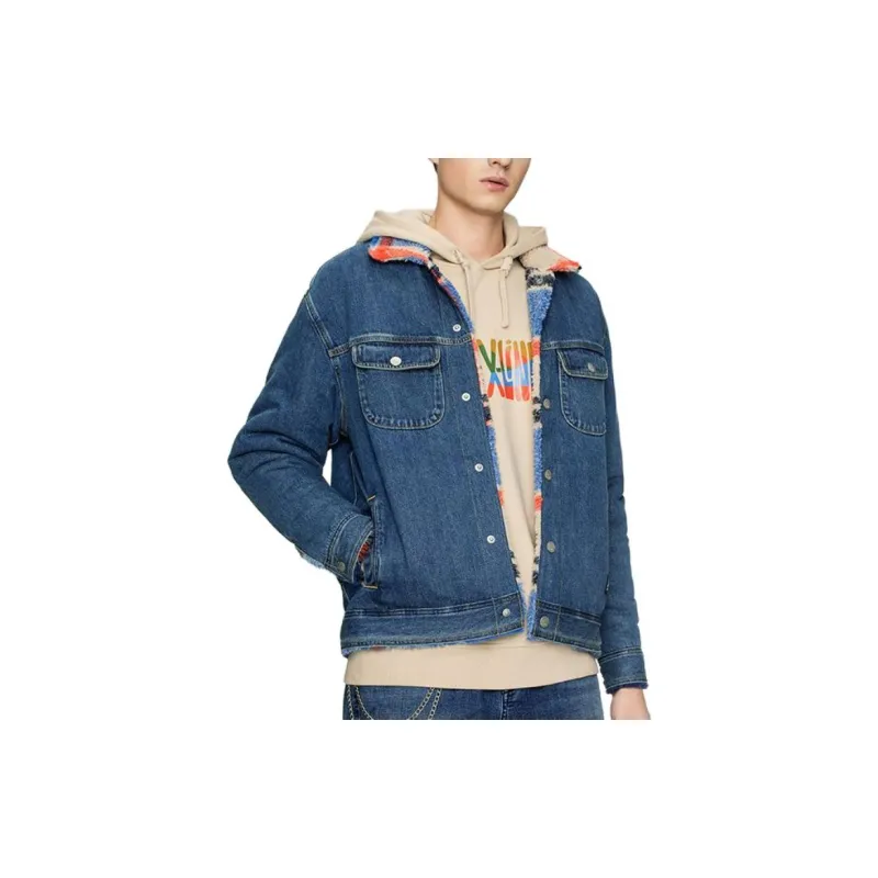 Lee Denim Jacket Men's Medium Blue-5