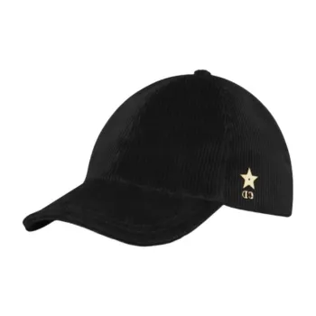 DIOR Cotton Baseball Caps Women's Black