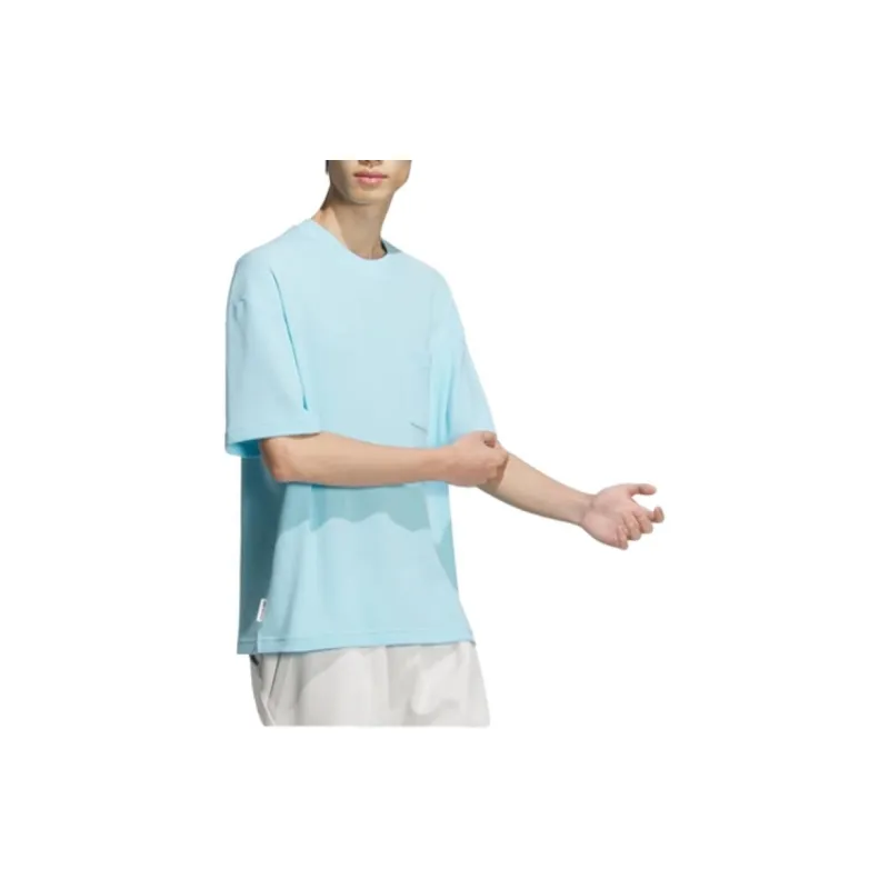 Adidas T Shirts Men Sky Blue-3