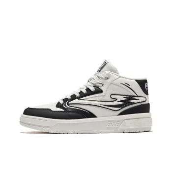 Erke Battery Panda 3lite Skateboard Shoes Women's High Top Microcrystal White/Jet Black