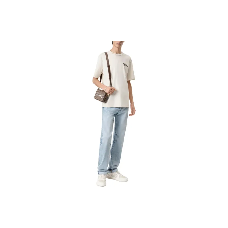 AMIRI Theatre Flocked Tee-1