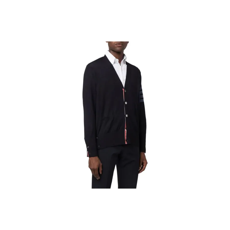 THOM BROWNE Button Up Cardigan-3