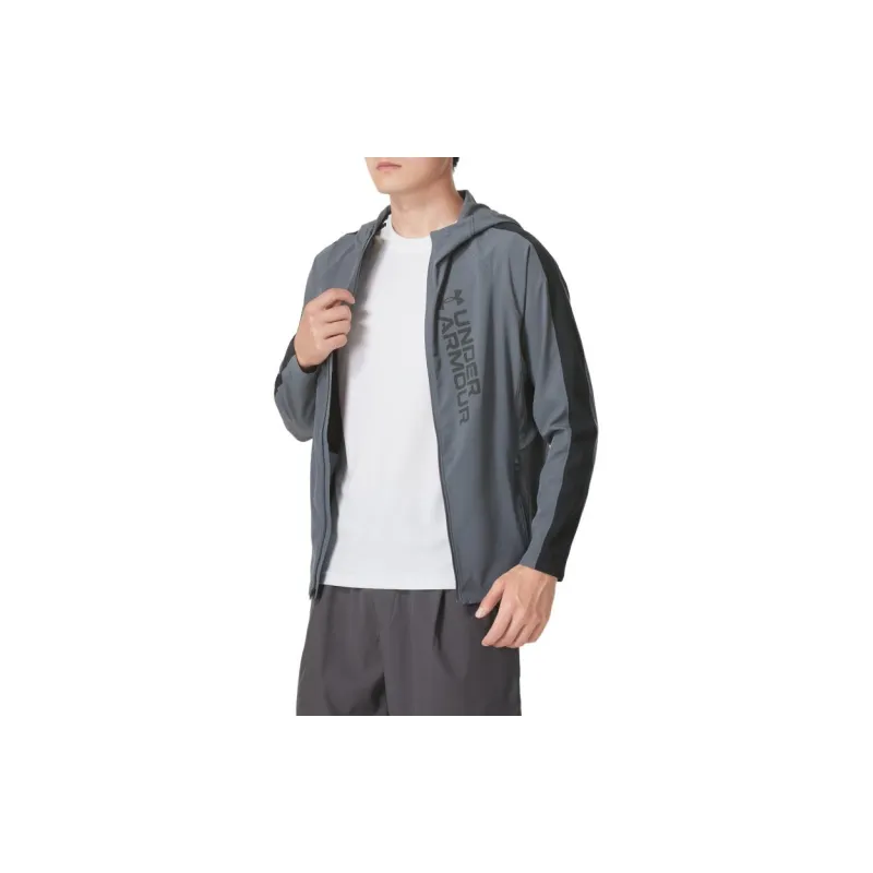 Under Armour Jackets Coats Men's Gray Black-4