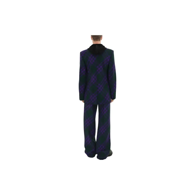 Burberry FW23 Business Suit Coat Men's Purple-3