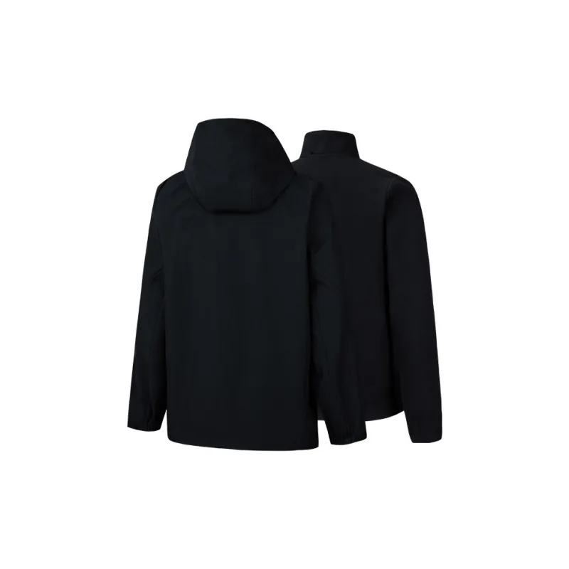 Anta Variety Training Collection Waterproof And Windproof Windbreaker Jacket Women's Basic Black-1