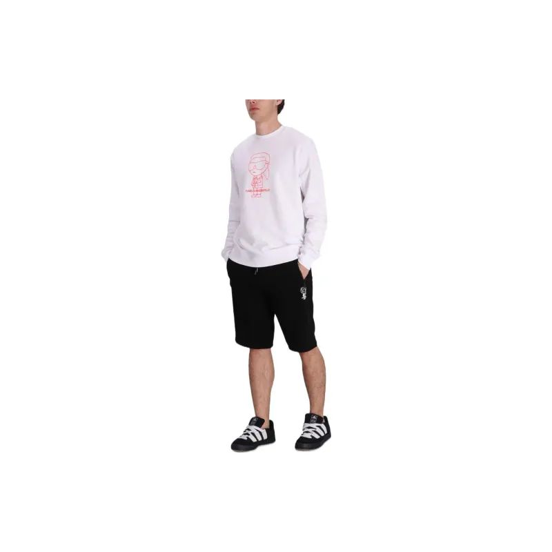 KARL LAGERFELD Sweatshirt Men's White-3