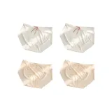 M1559-E Set-Wave High Split-White+White+Skin+Skin (4 Pack)