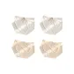 M1559-E Set-Wave High Split-White+White+Skin+Skin (4 Pack)