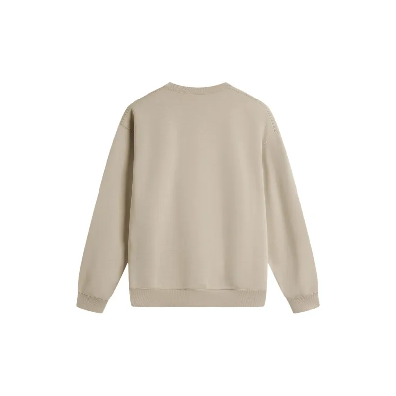 LiNing Sports Trend Series Sweatshirt Unisex Mink Taupe-1