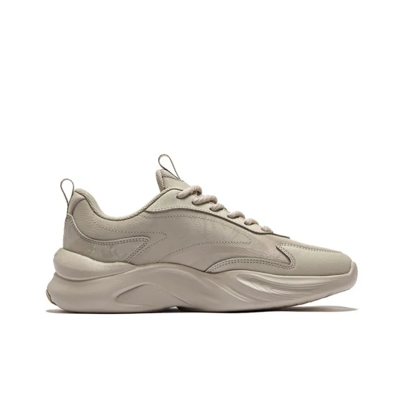 Erke Phoenix Seeking Phoenix 2.0 Anti Slip Wear Resistant Low Top Chunky Sneakers Men's Warm Mist Gray-1