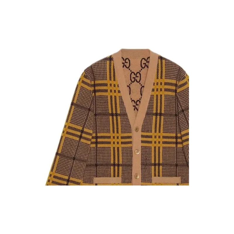 GUCCI FW22 Knitwear Men's Brown-4