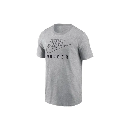 Nike Swoosh T-Shirts Men Dark Gray Mixed Color