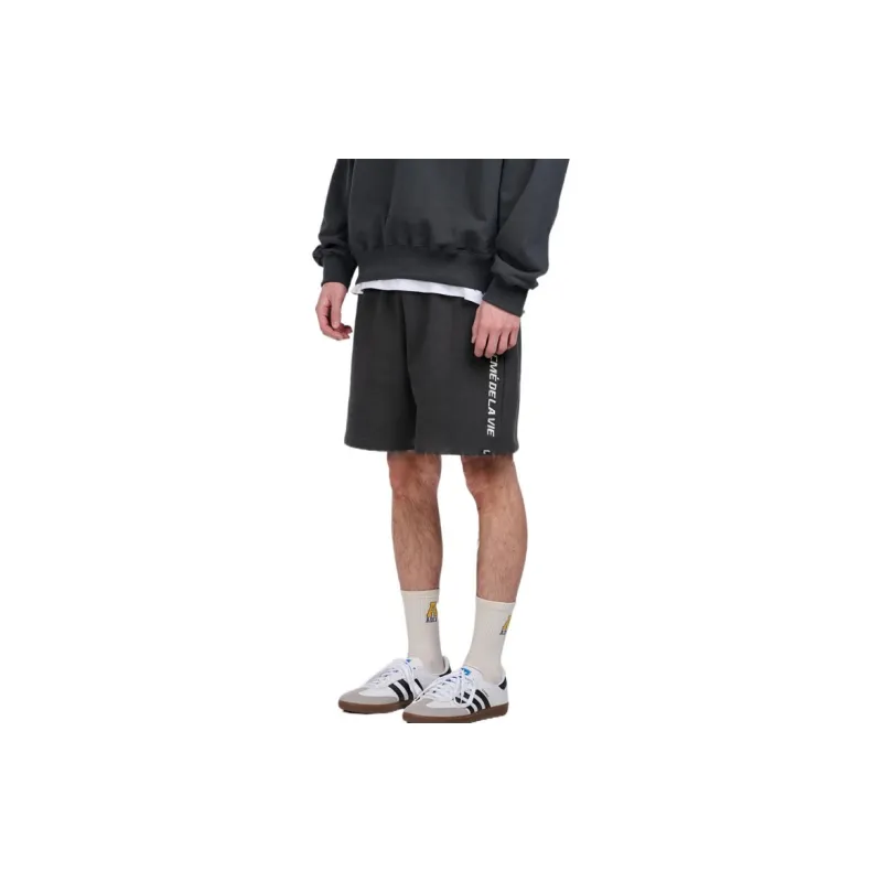 Acme De La Vie Casual Shorts Men Charcoal Wood Gray-4