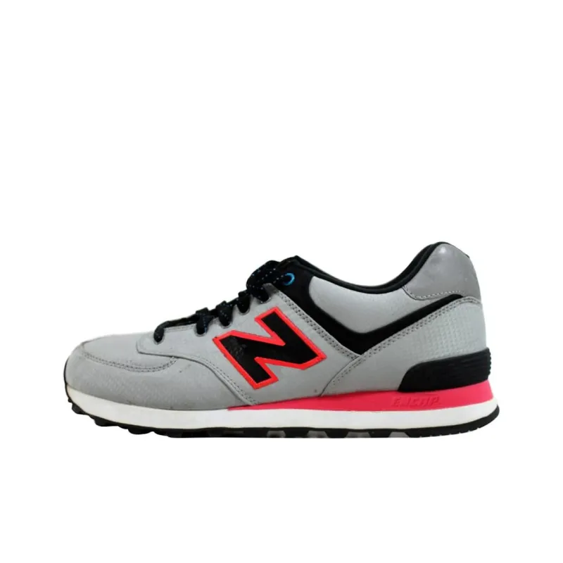New Balance 574 Windbreaker Grey Black Pink-0
