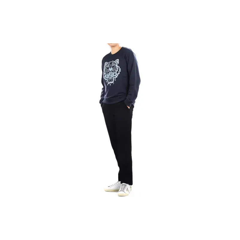 KENZO Sweatshirts Men Navy Blue-4