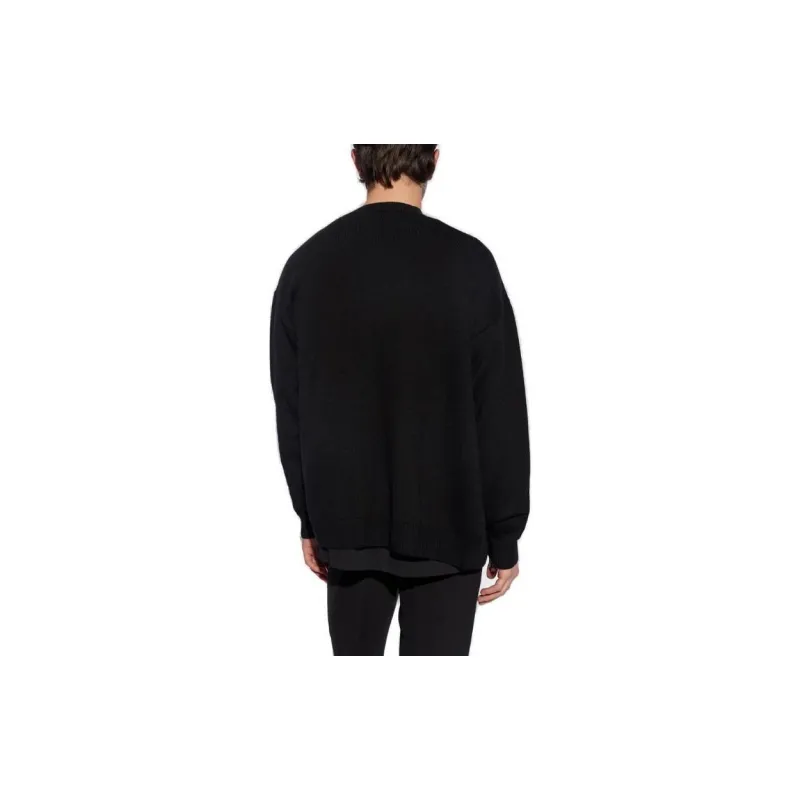 MOSCHINO Knitwear Men Black-3