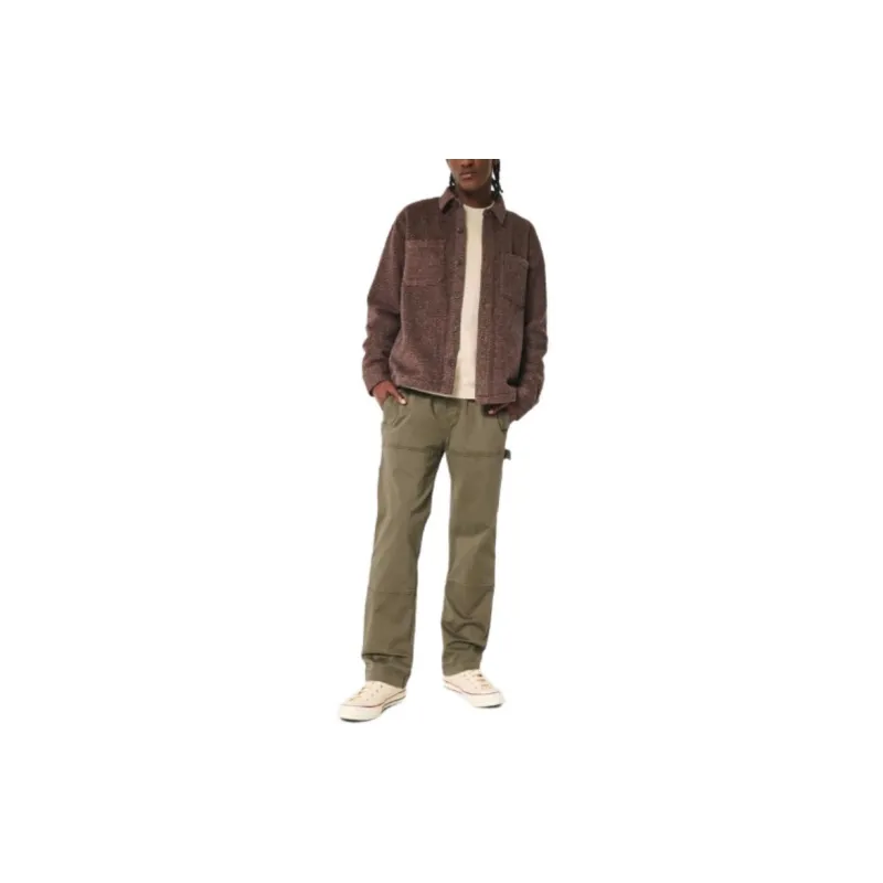 Hollister Cargo Pants Men's Olive Green-2