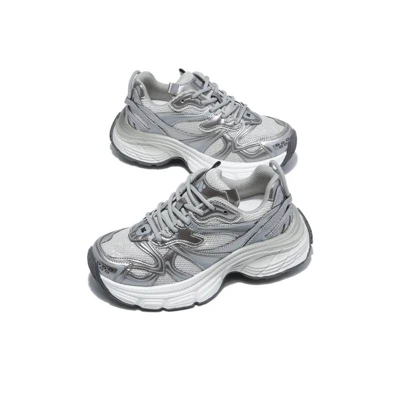 BDED Cushioning, Breathable, Height Increasing Low Top Chunky Sneakers Women's Box Included-10