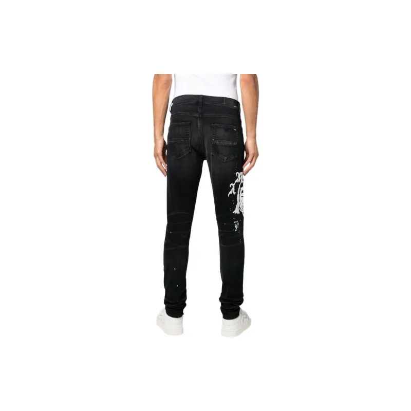 AMIRI X Wes Lang Reaper Logo Jean-3