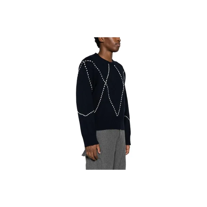 KENZO Sashiko Stitch Crew neck Jumper-3