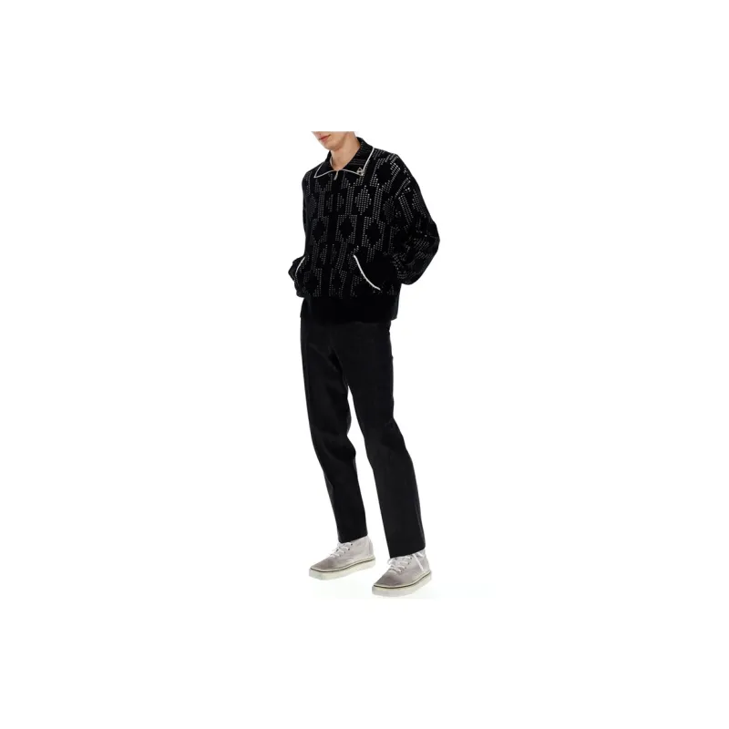 WE11DONE Jeans Men Black-2