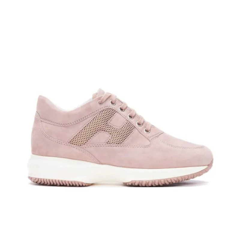 HOGAN Interactive Low Top Sports Casual Shoes Women's Pink-1