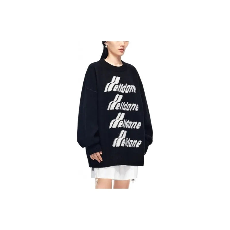 WE11DONE Logo embroidered Jumper-4