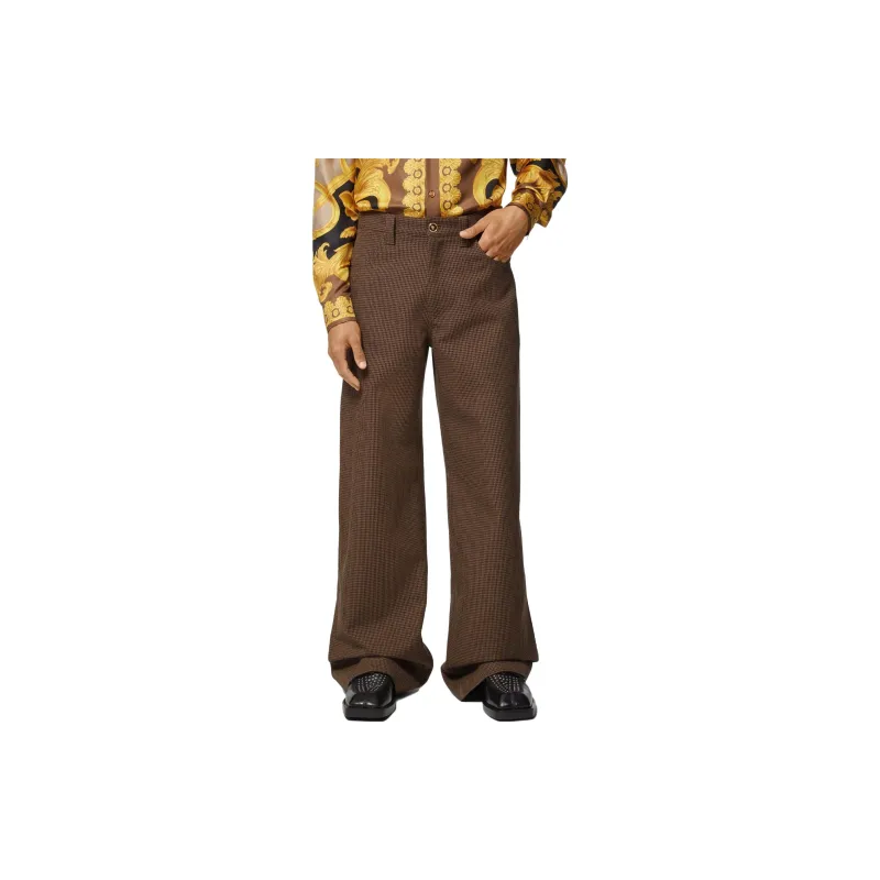 VERSACE Casual Pants Men Brown-1