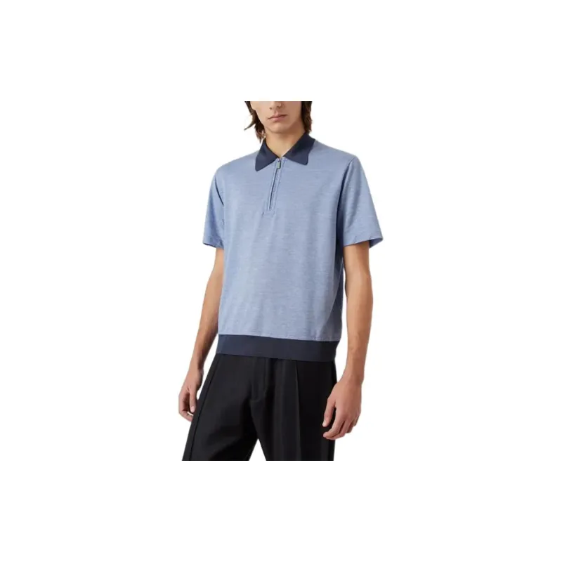 EMPORIO ARMANI T Shirts Men Light Blue-1