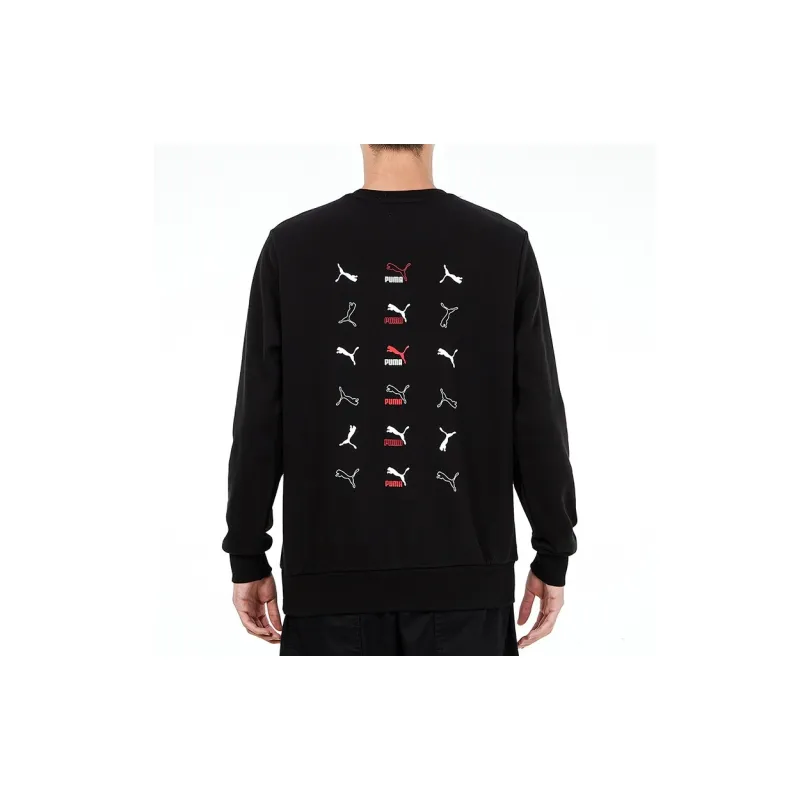 PUMA Sweatshirts Men Black-3