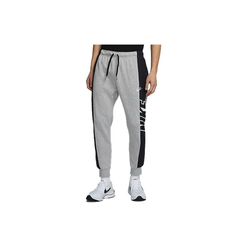 Nike Knitted Sports Pants Men's Heather Gray-4