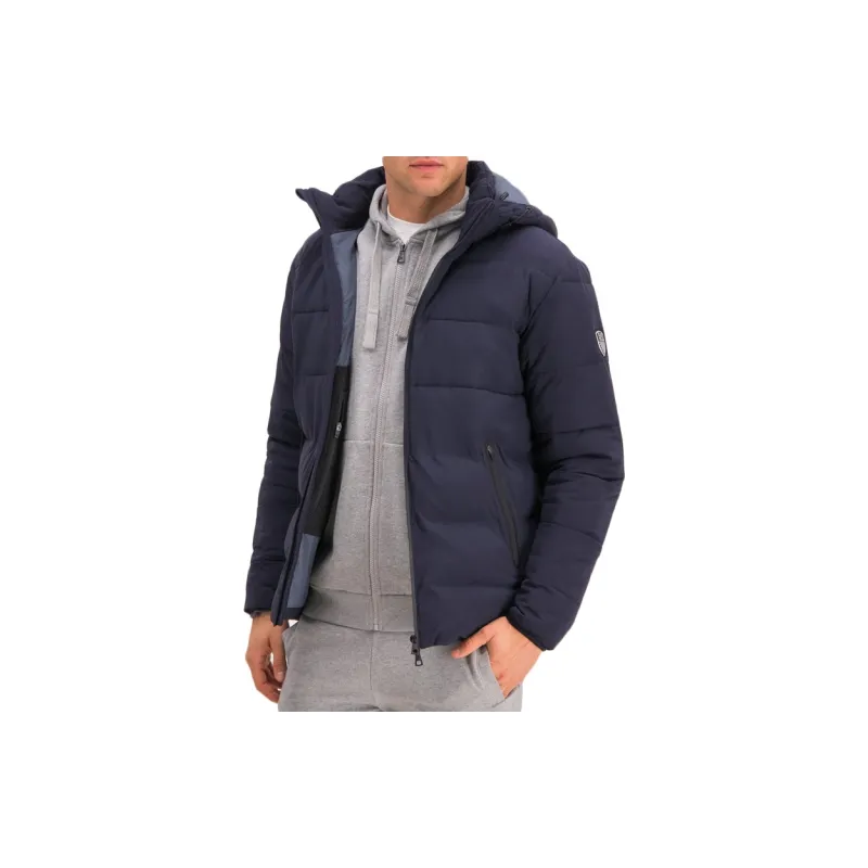 EMPORIO ARMANI EA7 Puffer Jacket Men's Navy Blue-3