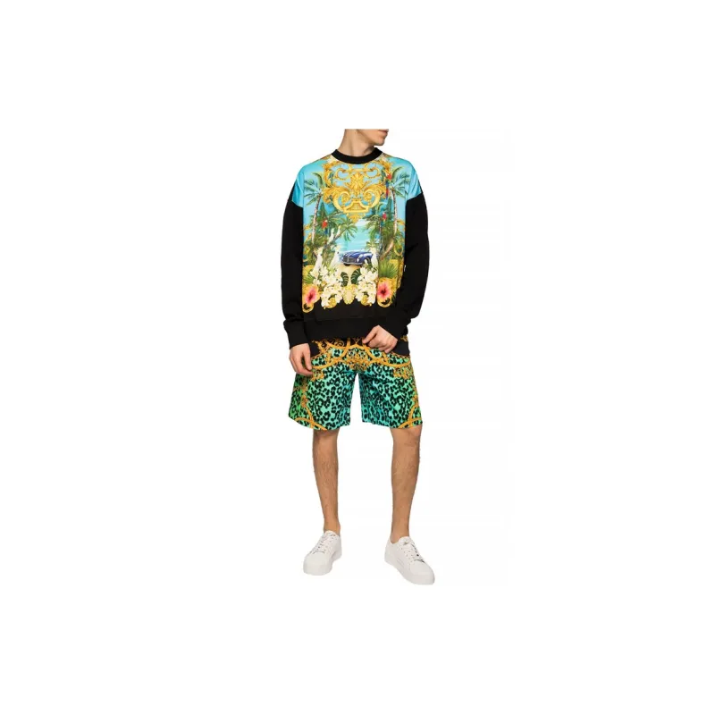 VERSACE JEANS COUTURE Sweatshirts Men Black-3