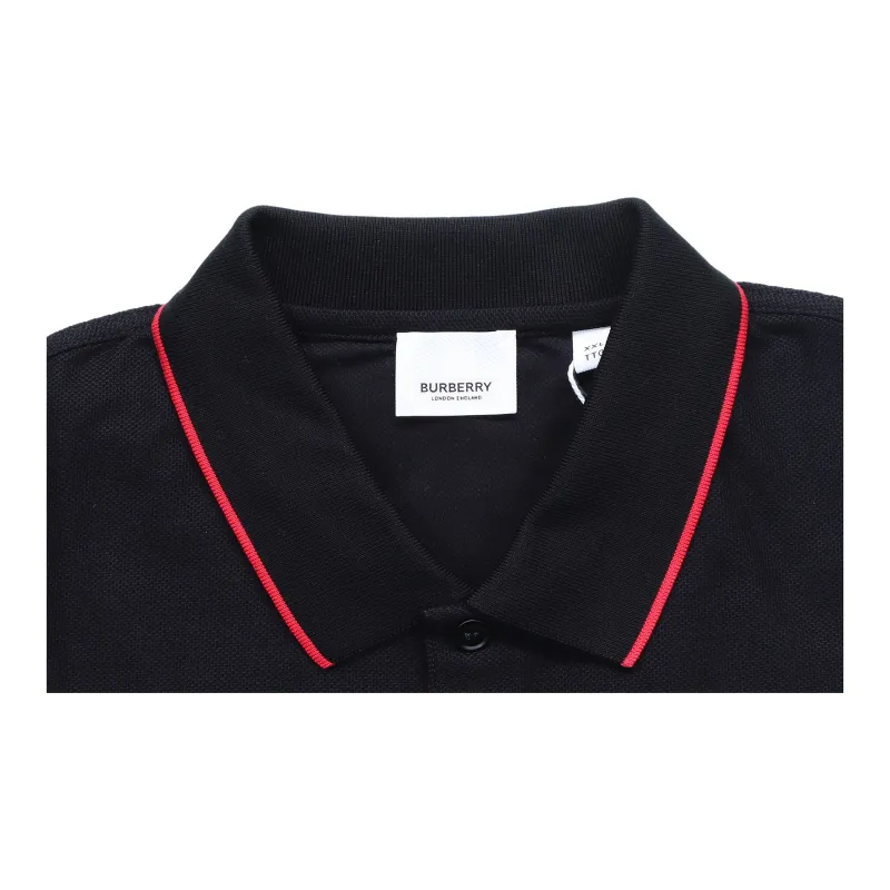 Burberry Monogram Motif Piqué Cotton Polo Shirt-5