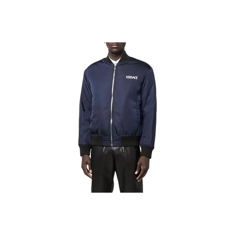 VERSACE Jackets Men Blue-2