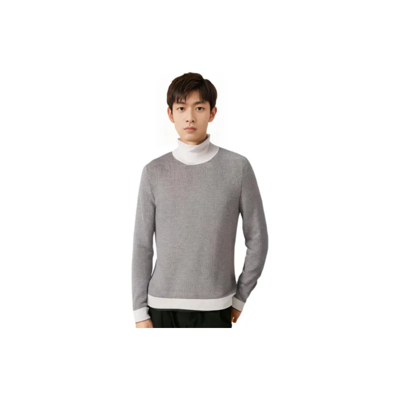 FENDI Sweaters Men Gray-4